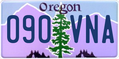 OR license plate 090VNA