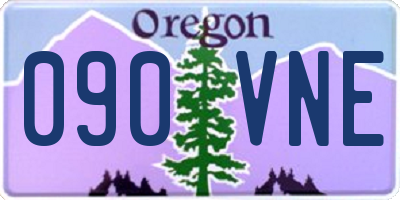 OR license plate 090VNE