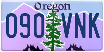OR license plate 090VNK
