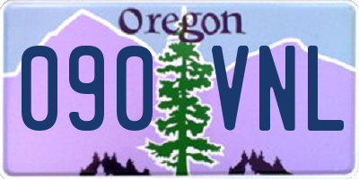 OR license plate 090VNL
