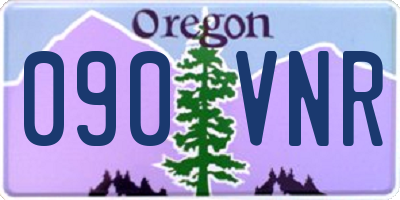 OR license plate 090VNR