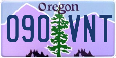 OR license plate 090VNT