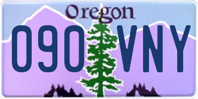 OR license plate 090VNY