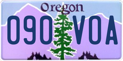 OR license plate 090VOA