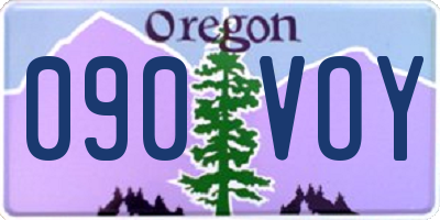 OR license plate 090VOY