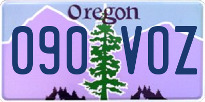 OR license plate 090VOZ