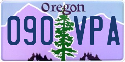 OR license plate 090VPA