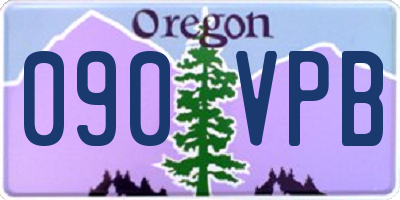 OR license plate 090VPB