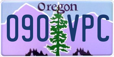 OR license plate 090VPC