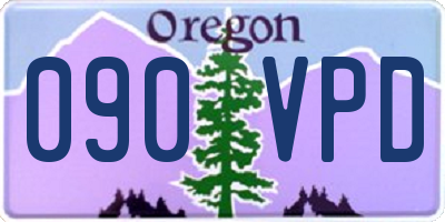 OR license plate 090VPD