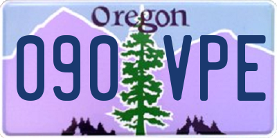 OR license plate 090VPE