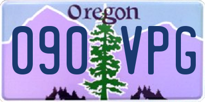 OR license plate 090VPG