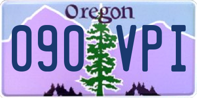 OR license plate 090VPI