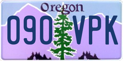 OR license plate 090VPK