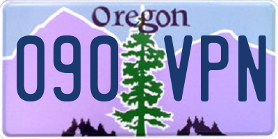 OR license plate 090VPN
