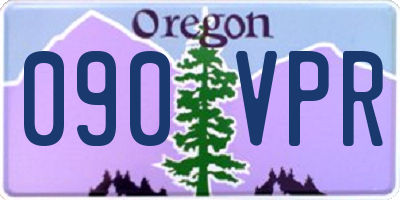 OR license plate 090VPR