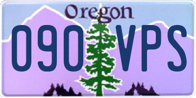 OR license plate 090VPS