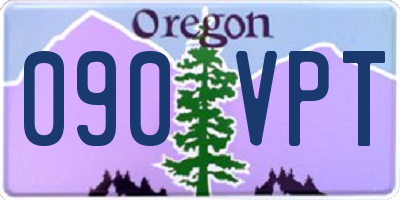 OR license plate 090VPT