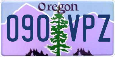 OR license plate 090VPZ