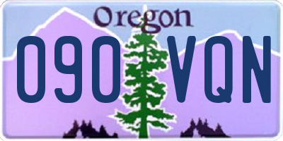 OR license plate 090VQN