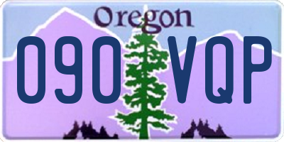 OR license plate 090VQP