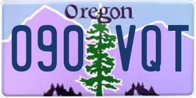 OR license plate 090VQT