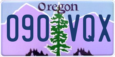 OR license plate 090VQX
