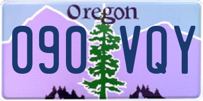 OR license plate 090VQY