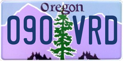 OR license plate 090VRD