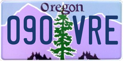 OR license plate 090VRE