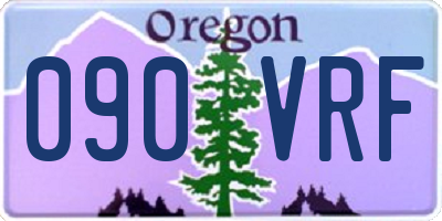 OR license plate 090VRF