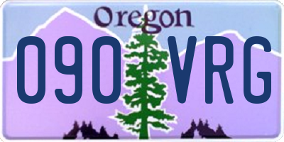 OR license plate 090VRG