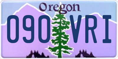 OR license plate 090VRI