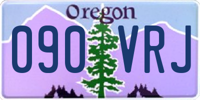 OR license plate 090VRJ