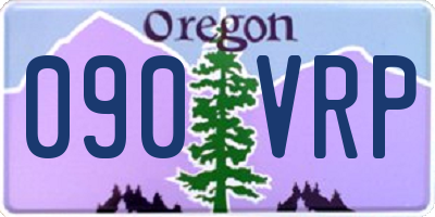 OR license plate 090VRP
