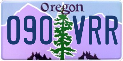 OR license plate 090VRR