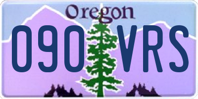 OR license plate 090VRS