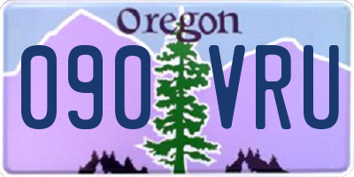 OR license plate 090VRU