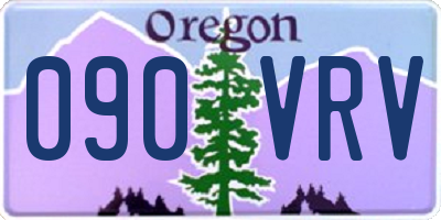 OR license plate 090VRV