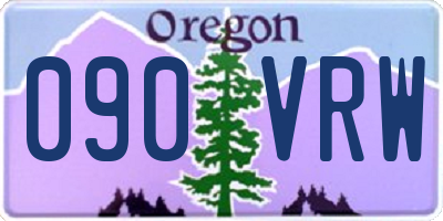 OR license plate 090VRW