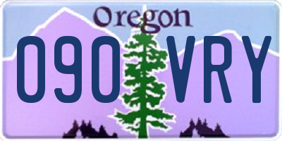 OR license plate 090VRY
