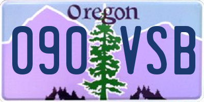 OR license plate 090VSB