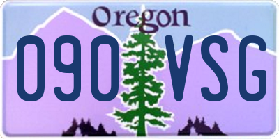 OR license plate 090VSG