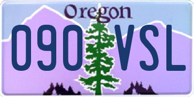 OR license plate 090VSL