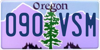 OR license plate 090VSM
