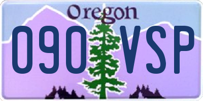 OR license plate 090VSP
