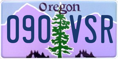OR license plate 090VSR
