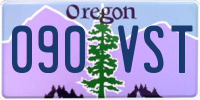 OR license plate 090VST