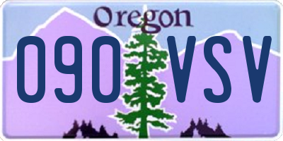 OR license plate 090VSV