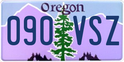 OR license plate 090VSZ